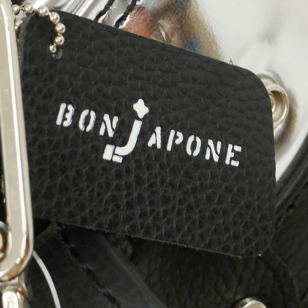 【中古】【未使用】ボンジャポネ BONJAPONE × KOYAMA GOLF BAG FACTORY Kruger レザー スタッズ ゴルフバッグ ブラックxシルバー【サイズ9型】【ユニセックス】 中古】【未使用】ボンジャポネ BONJAPONE × KOYAMA GOLF BAG