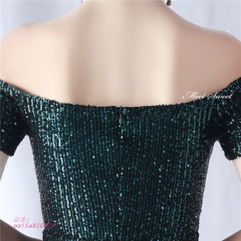 スパンイブニングドレス