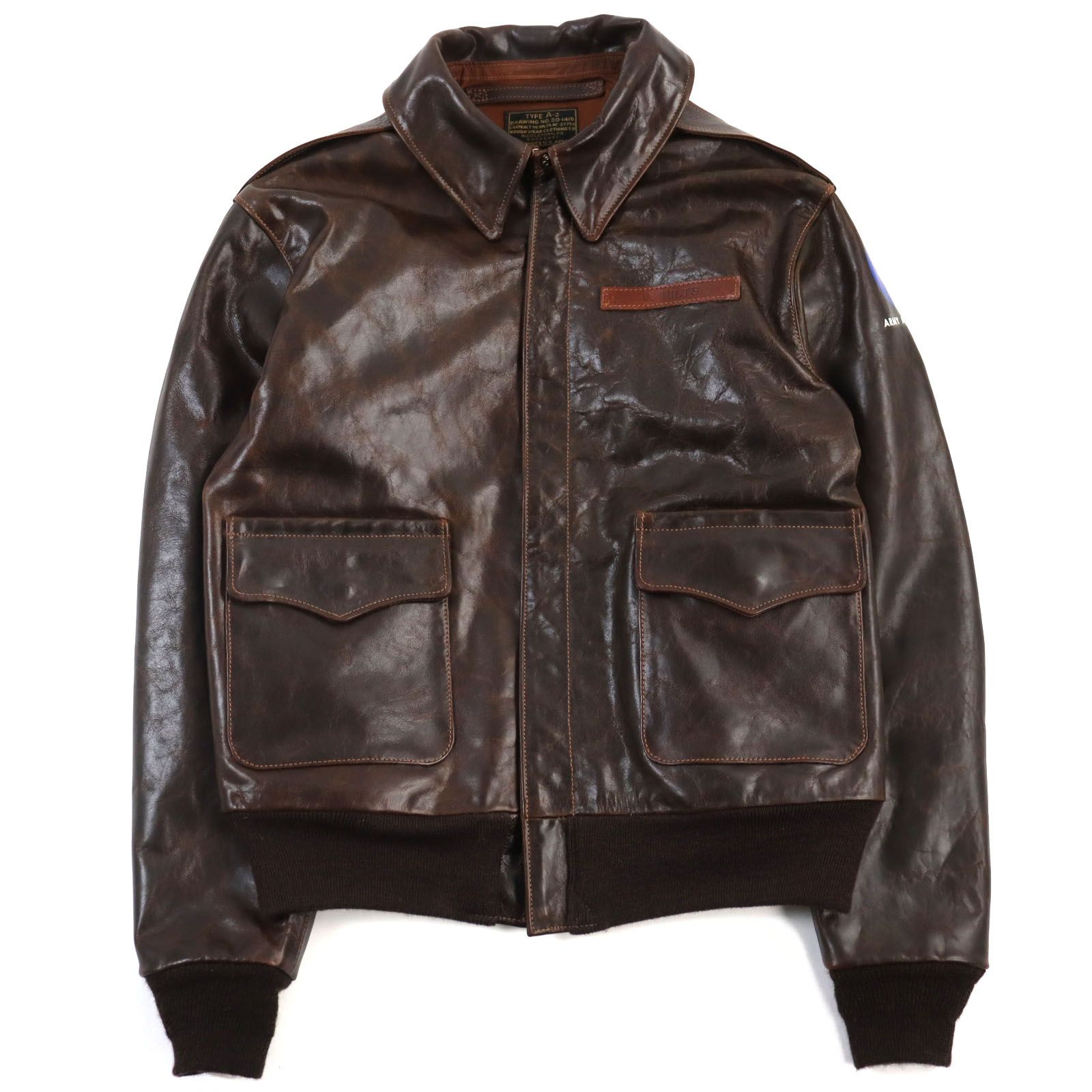 美品 Eastman Leather Clothing イーストマン レザー クロージング TYPE A-2 レザー 「大脱走」スティーブ ...