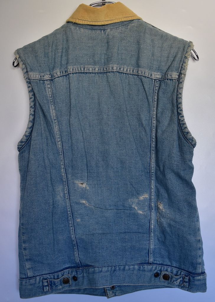 BLUE BLUE ブルーブルー 裏ボア デニム ベスト 28864 - 844 50 - メルカリ