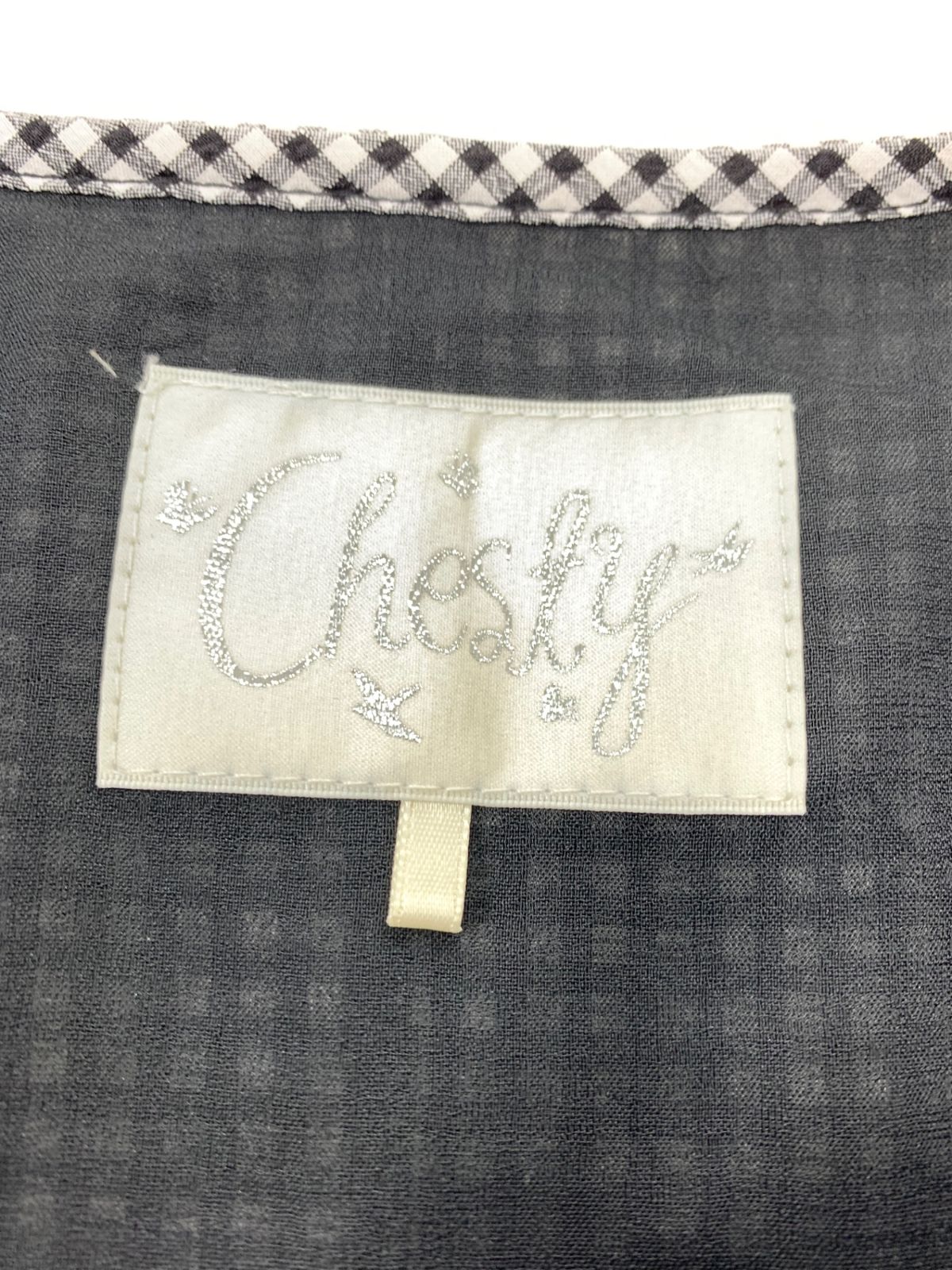 チェスティ 23F505 ワンピース 0 ブラック すずらん刺繍 ITPHTCAVAZX4