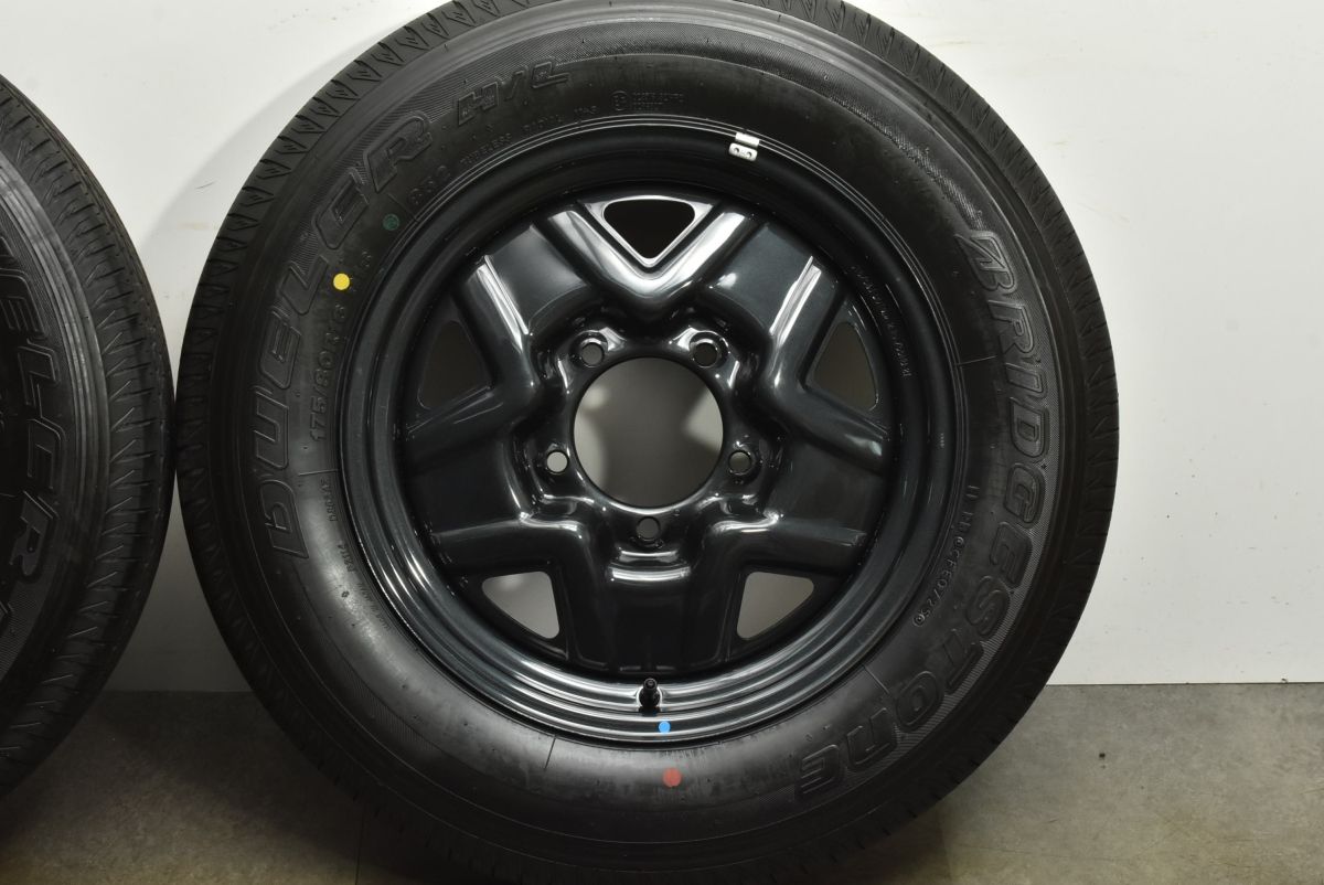 175/80R16 4本 新車外し 新車外し！スズキ ジムニー純正ホイール 175