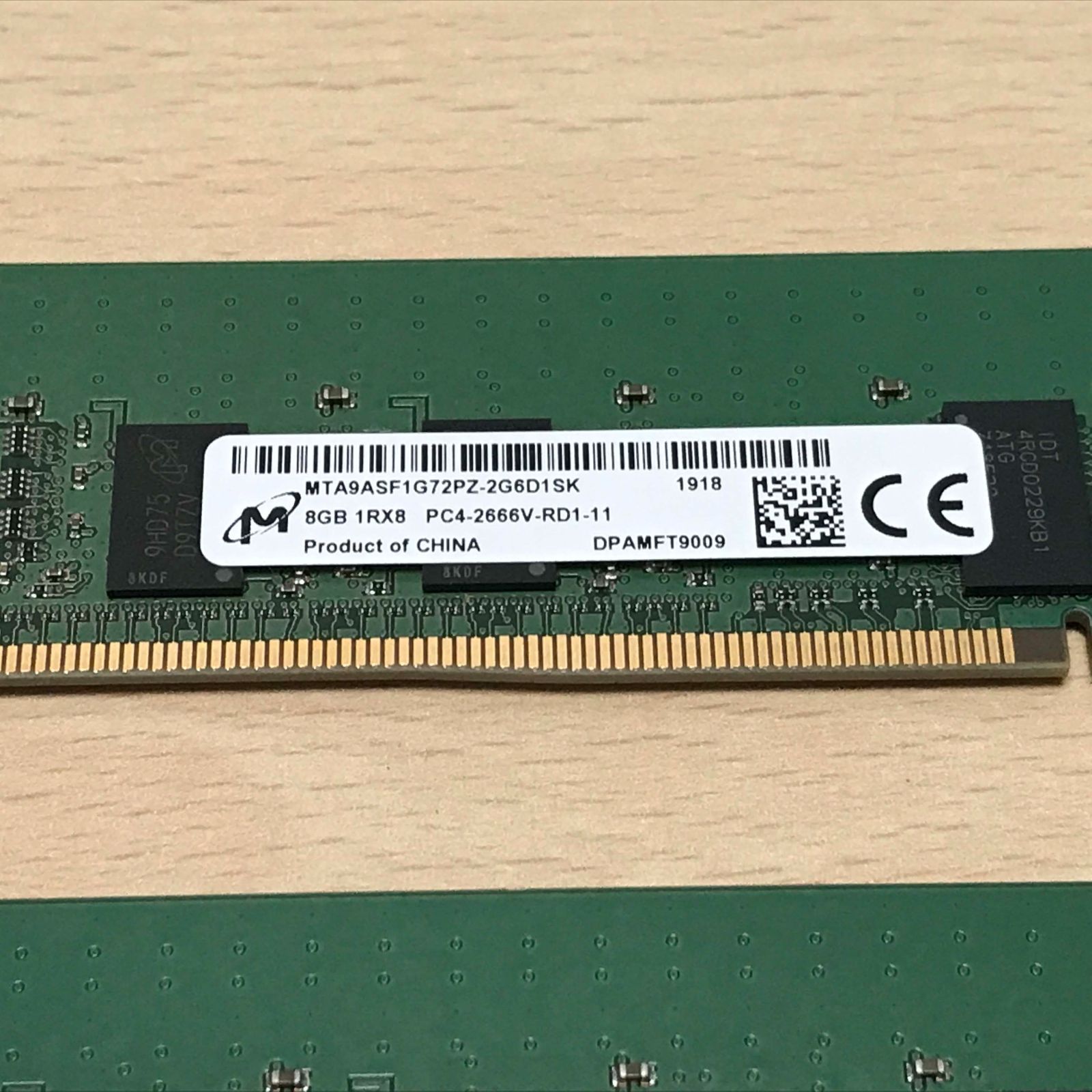中古サーバーメモリー 32GB PC4-2666V 4枚　計128GB 中古サーバーメモリー 32GB PC4-2666V 4枚 計128GB メモリー