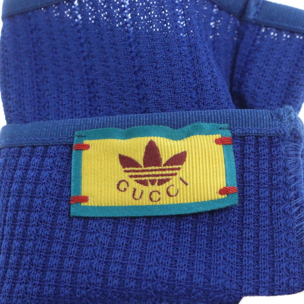 GUCCI (グッチ) 23SS×adidas アディダス フロントロゴ ニットグローブ  