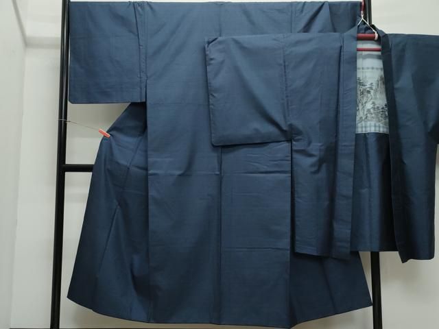 平和屋着物●男性 本場大島紬 アンサンブル 100亀甲 総詰め 正絹 CAAY3012vf