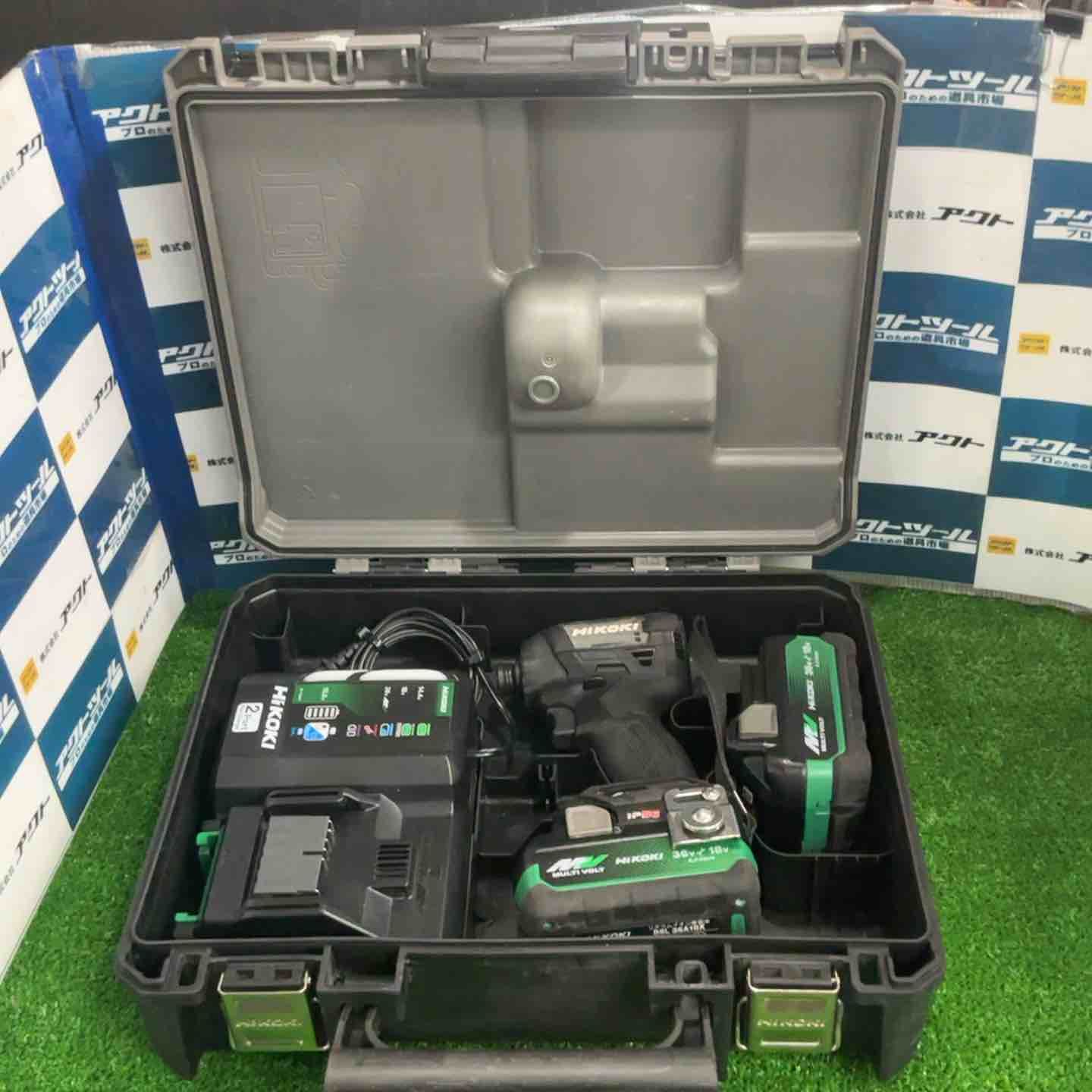 ハイコーキ HIKOKI 旧 日立工機 コードレスインパクトドライバ ストロングブラック WH36DD 2XHBSZ 草加店