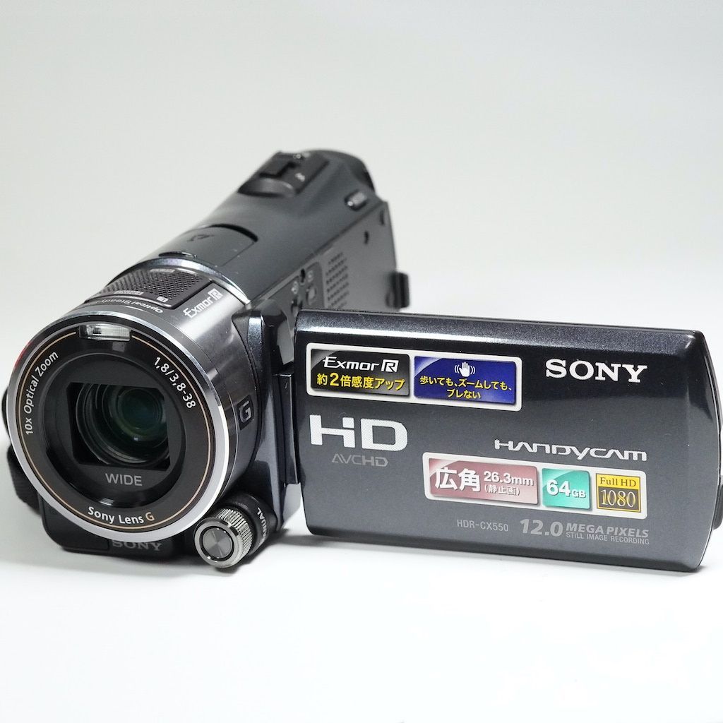 SONY ソニー HDR-CX550V ブラック 動作OK 1週間保証 /9822 - メルカリ