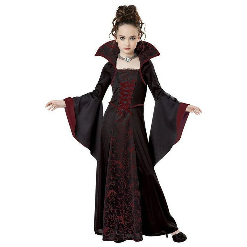 ハロウィン 仮装 子供　吸血鬼　魔女　悪魔 コスプレ衣装　女の子　ドラキュラ