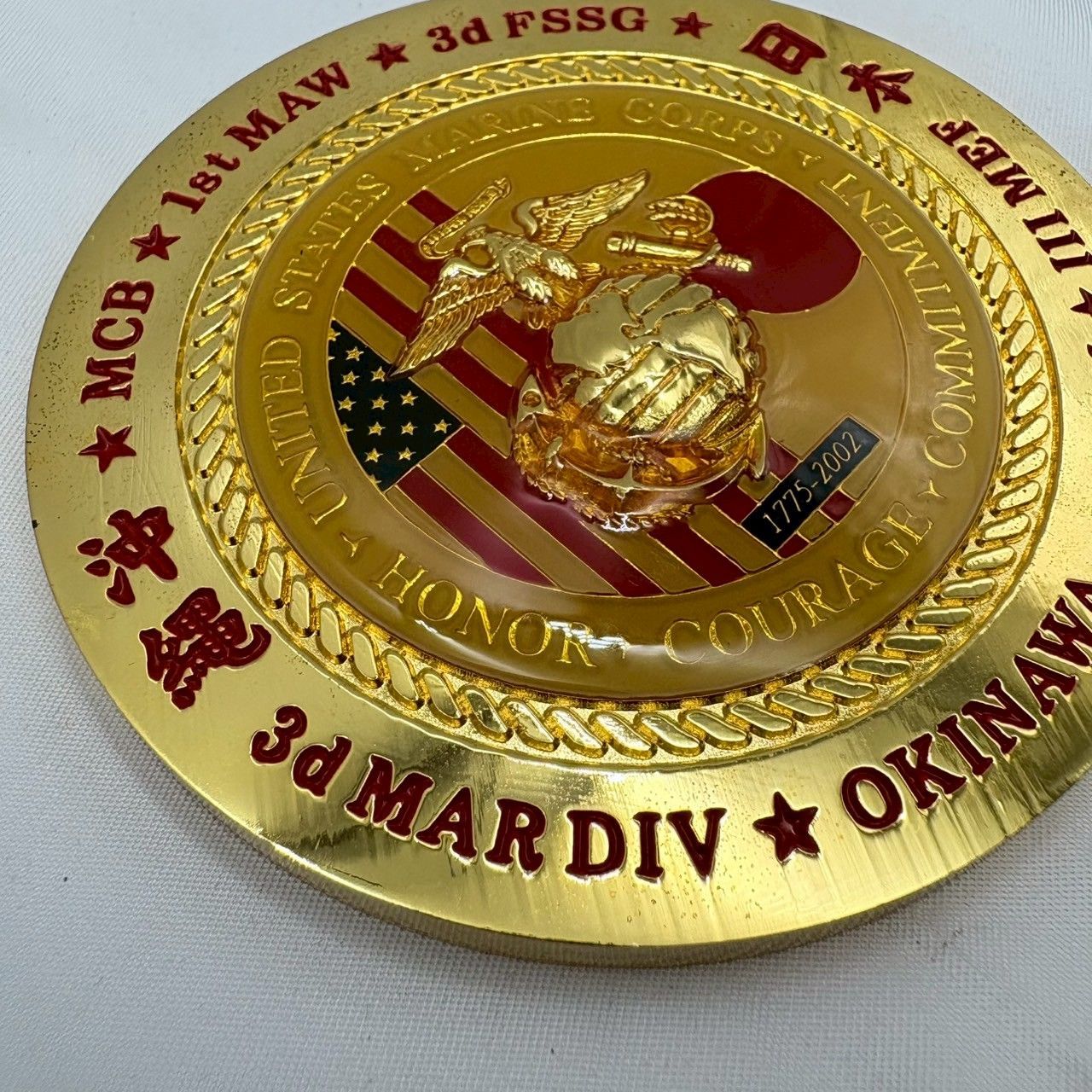 沖縄 米軍 海軍 MWR ミレニアム 記念 プレート 皿 インテリア 在日軍
