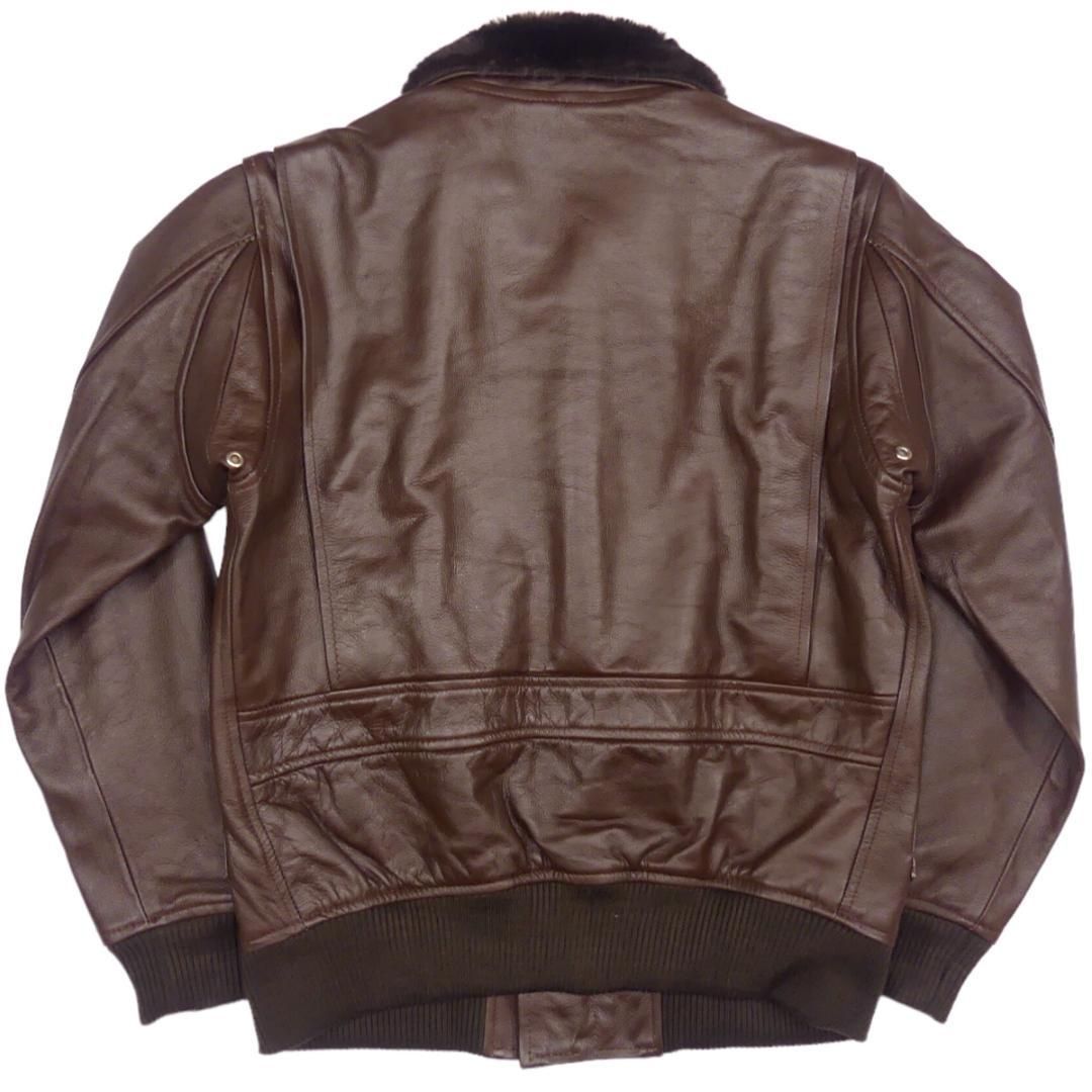 ホーンワークス レザー フライトジャケット G-1 茶 XL 本革 NS279 ホーンワークス レザー フライトジャケット G-1 茶 XL 本革 NS279