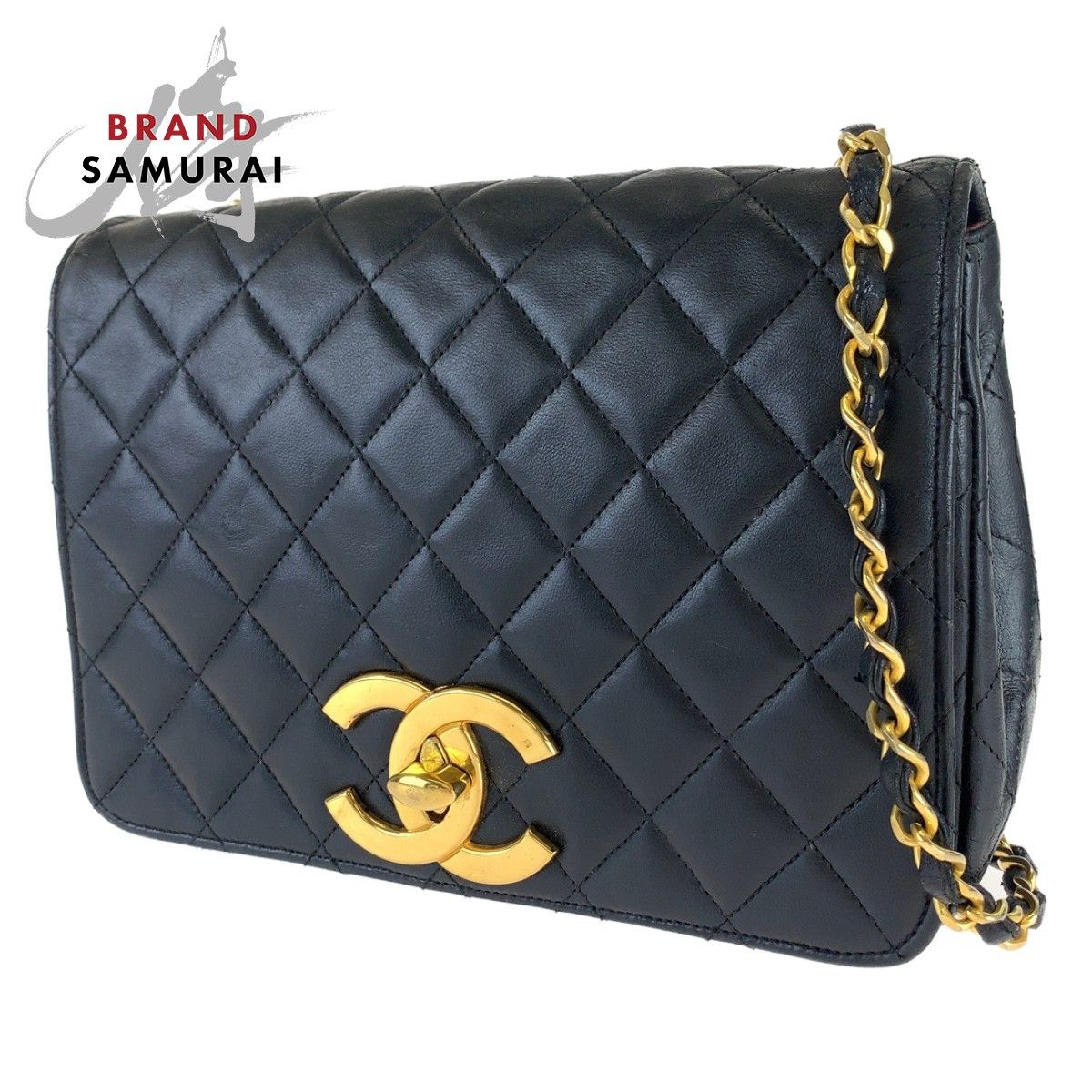 CHANEL シャネル ヴィンテージ マトラッセ ココマーク ターンロック 