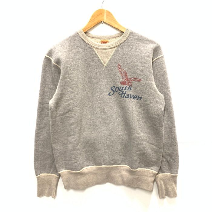 【中古品】DELUXEWARE SOUTH HAVEN スウェット トップス アウター ブランド 古着 サイズ：M カラー：グレー メンズ 【145-241226-gm-07-fuz】
