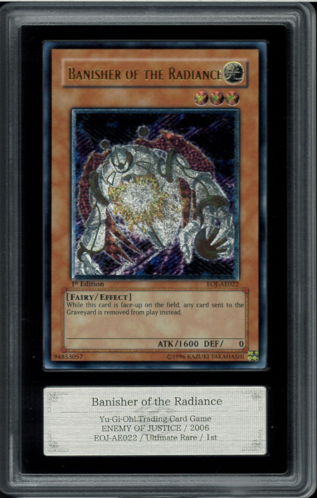 旧アジア 亜レリ 閃光の追放者 レリーフ 1st 遊戯王 遊戯王 旧アジア 閃光の追放者 レリーフ PSA10 - メルカリ