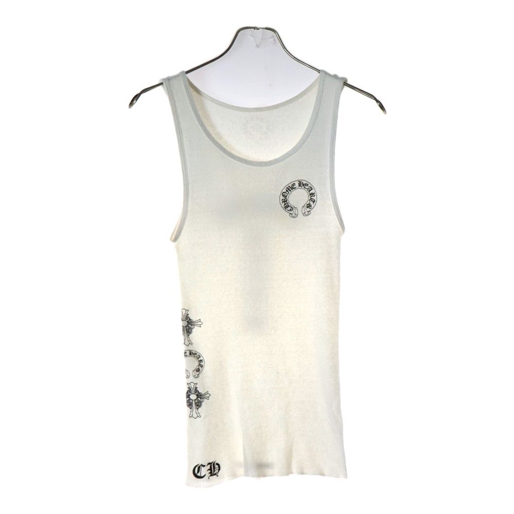 CHROME HEARTS (クロムハーツ) Tバー マルチロゴプリント リブ