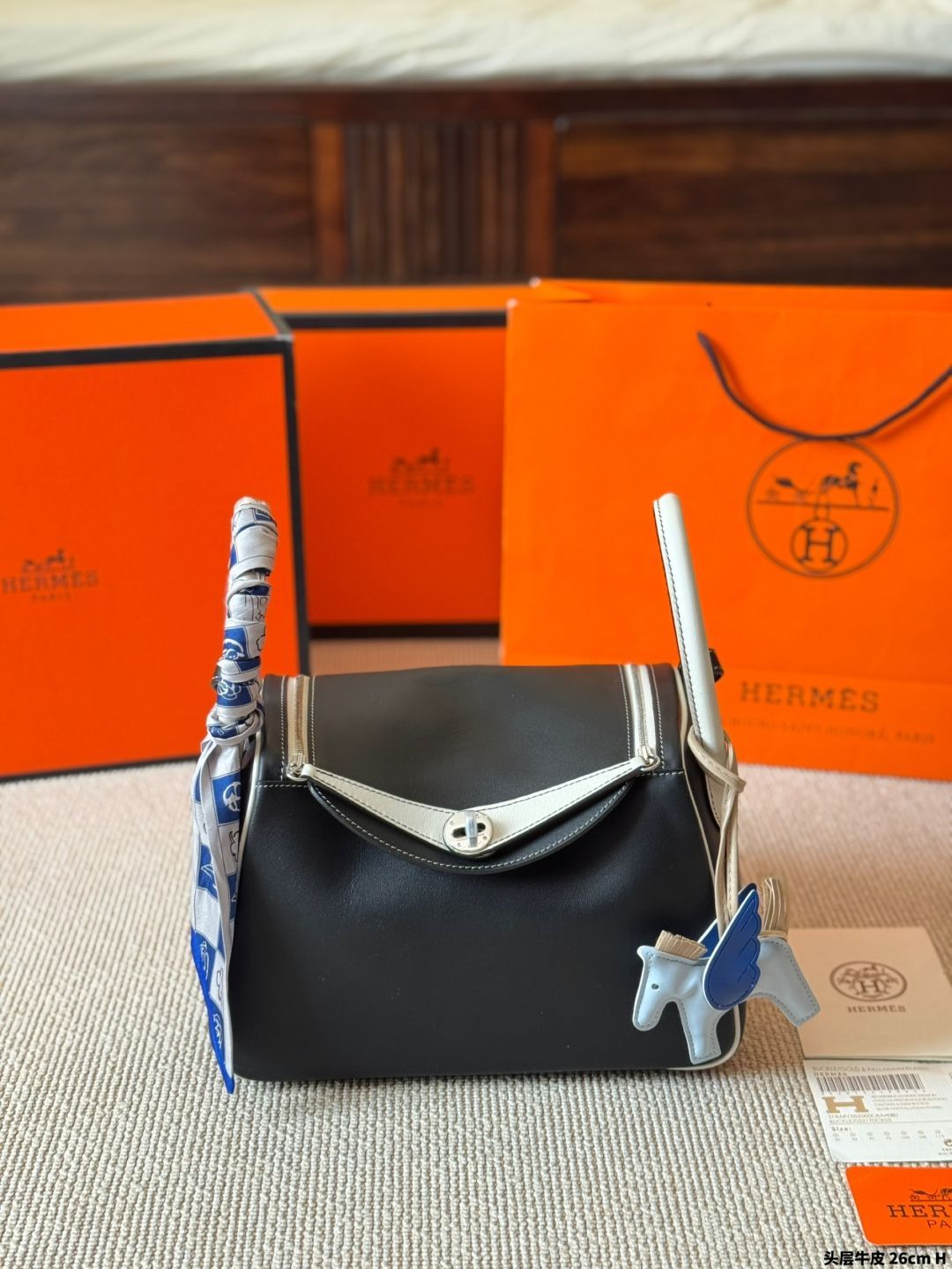 今日 Hermes Lindy シングルショルダーバッグ