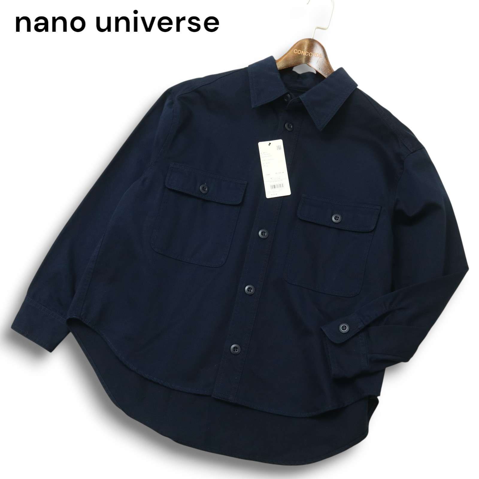 新品 未使用☆ nano universe ナノユニバース オーバーサイズ 長袖