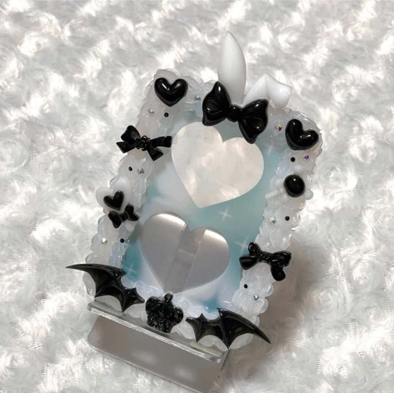 在庫処分SALE!!】トレカデコ ホイップデコ クリア×ブラック B8
