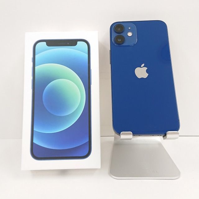 アップル iPhone12 mini 64GB ブルー softbank - www