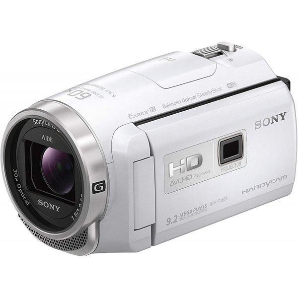 ソニー SONY ビデオカメラ Handycam 光学30倍 内蔵メモリー32GBホワイト HDR-PJ675 WC - メルカリ