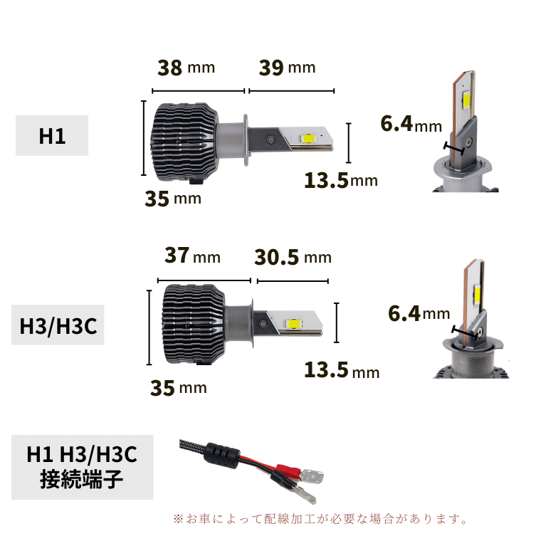 H1 LED フォグランプ バルブ ホワイト イエロー ライムイエロー 電球色 9000lm 車検対応 12V 車専用 輸入車 対応 左右分2個入り レジェンダリーシリーズ LEDヘッドライト エフシーエル 【fcl. 直営店】