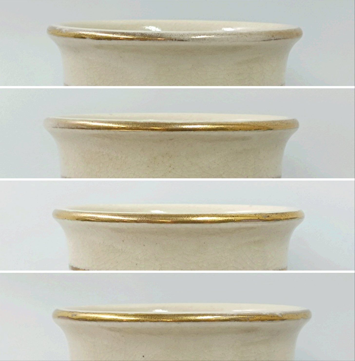 薩摩焼 銘:寿官 金彩花鳥紋花瓶 花器 飾り壺 3-158 薩摩焼 金彩花鳥紋花瓶・花器・飾り壺