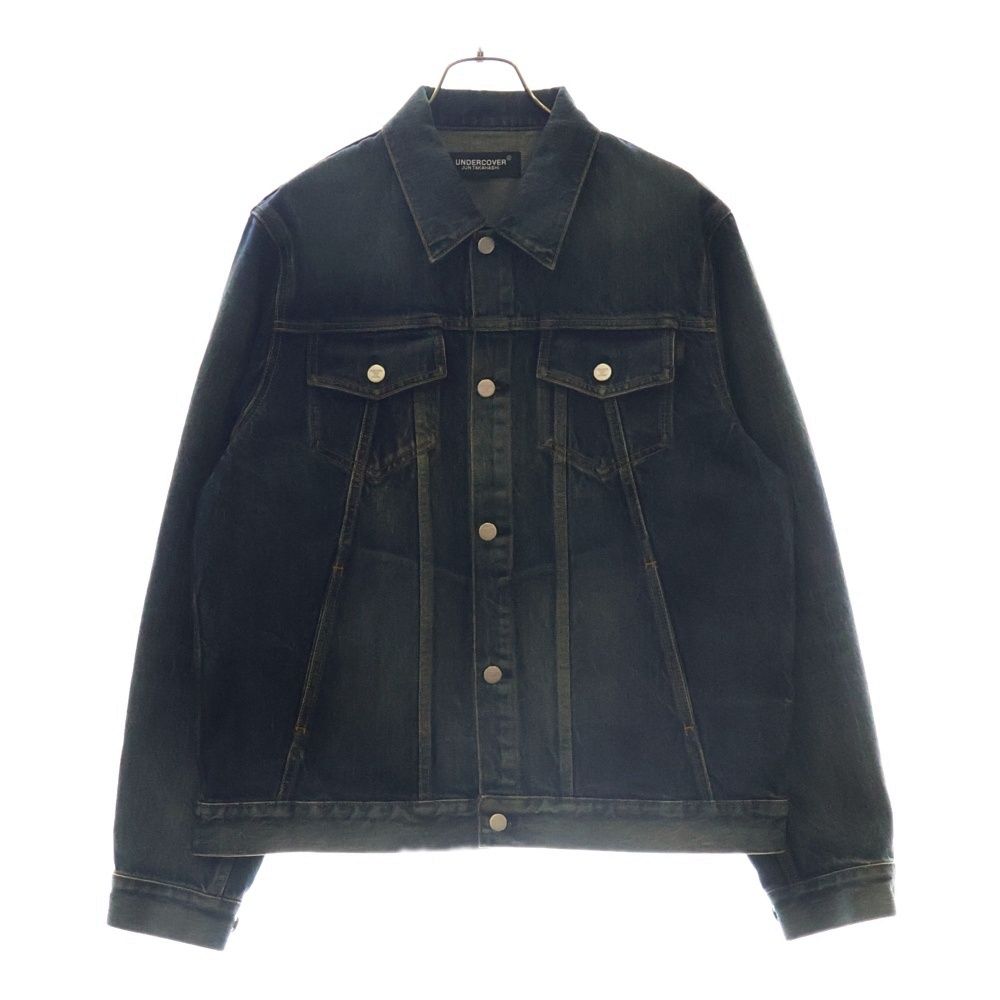 UNDERCOVER アンダーカバー 24AW TWIN PEAKS ツインピークス アームジャガードフォトパッチ デニムジャケット インディゴ UC2D9201-1
