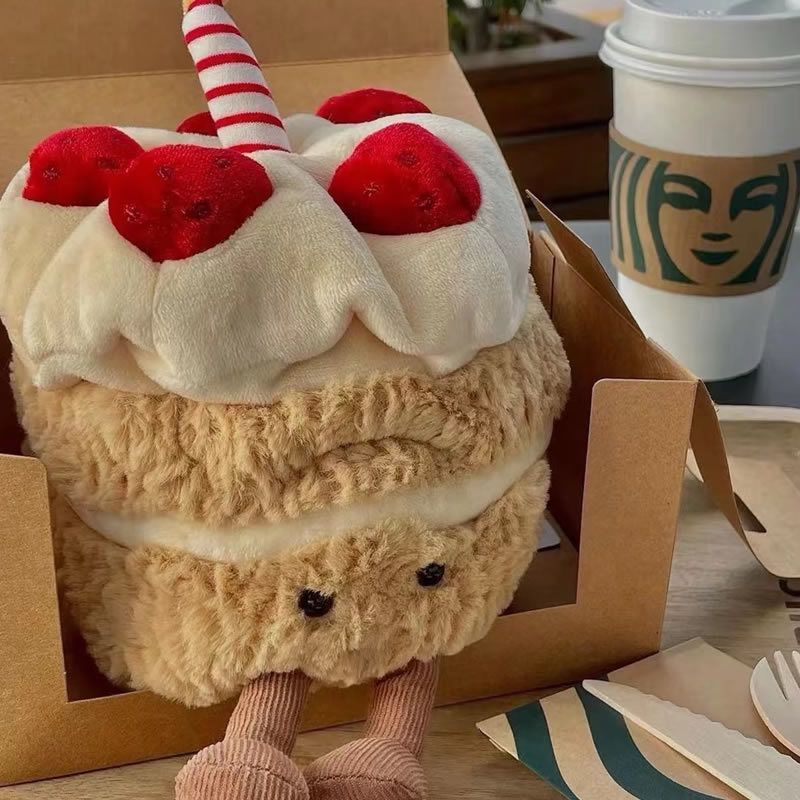 Jellycat バースデーケーキぬいぐるみ クリームキャンドル付きおもちゃ 子供への誕生日やバレンタインのプレゼントに最適