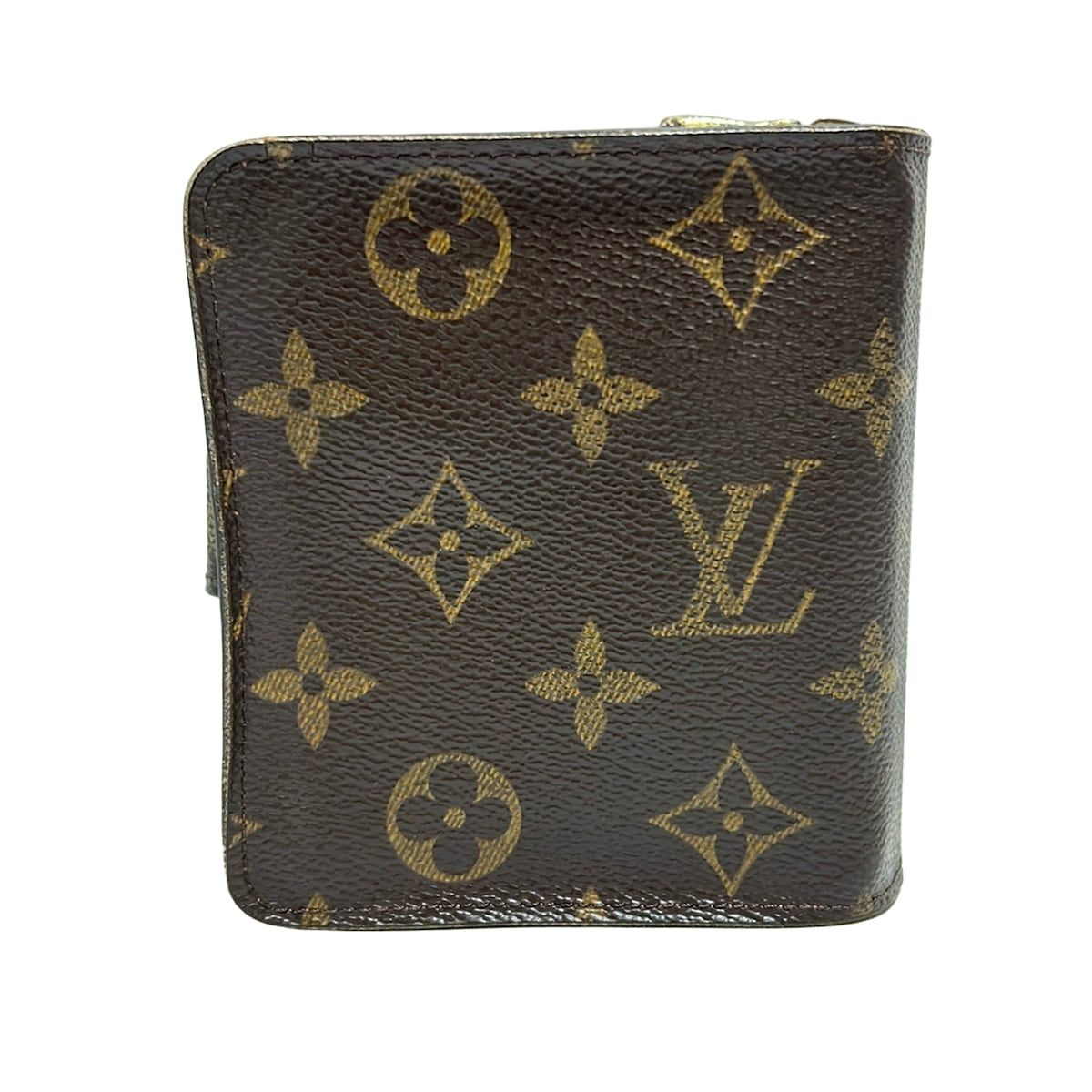 LOUIS VUITTON ルイヴィトン 2つ折り財布 モノグラム コンパクトジップ M61667 -