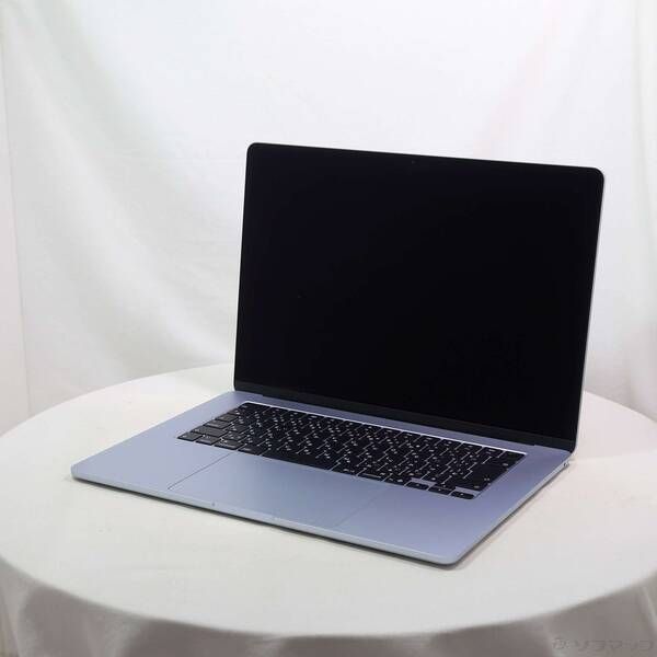 〔展示品〕 MacBook Air 15.3-inch Early-2025 MC7A4J A Apple M4 10コアCPU_10コアGPU 16GB SSD256GB スカイブルー 〔macOS v15.6〕 258