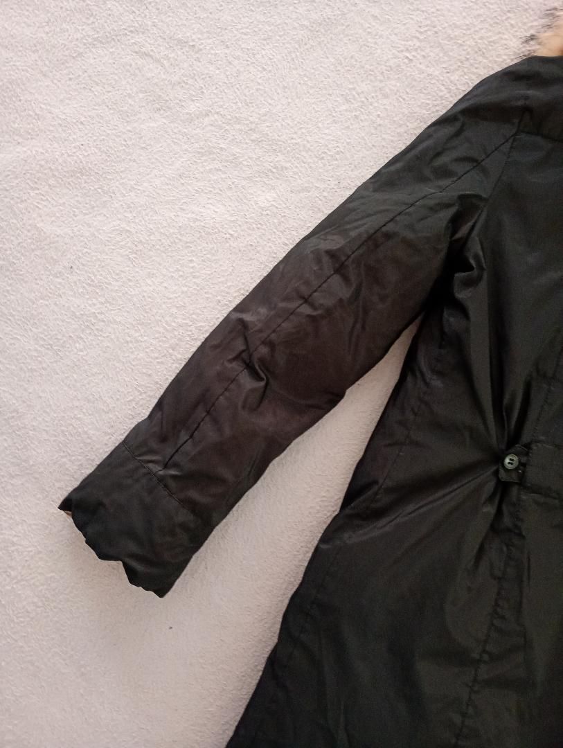 フォックスファー付きダウンコート 38