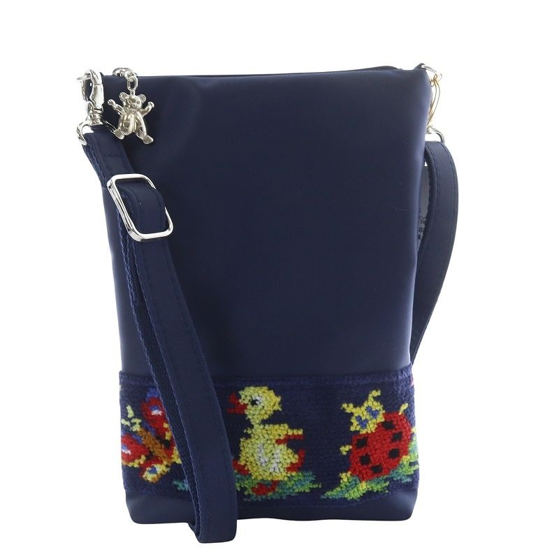 フェイラーハイジ 黒ブラックショルダーバッグワンショルダー斜め掛け