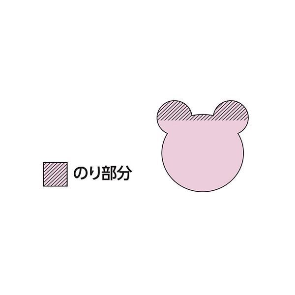 まとめ スリーエムジャパン ポストイット シルエットノート 強粘着 クマ ×50セット ATMAENTERPRISE_COM