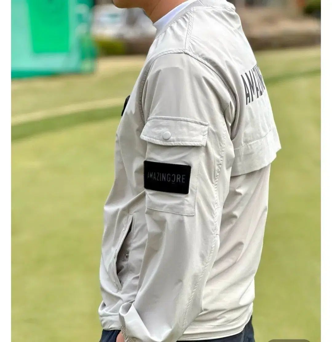 大割引を提供しています。 メンズゴルフウェア 素晴らしい リー フレックスモーション 不織布アノラック