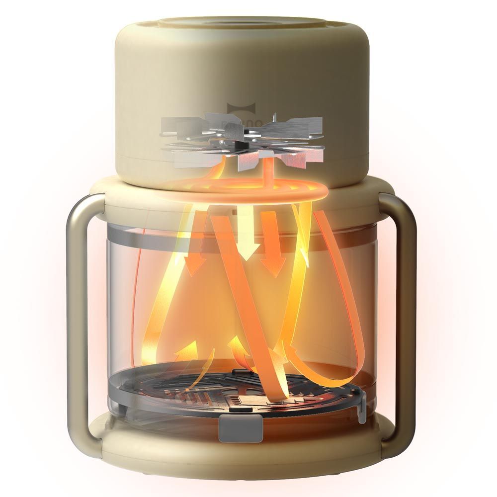 BRUNO ブルーノ ガラス エアフライヤー アイボリー BOE122 キッチン家電 調理家電 グリル調理