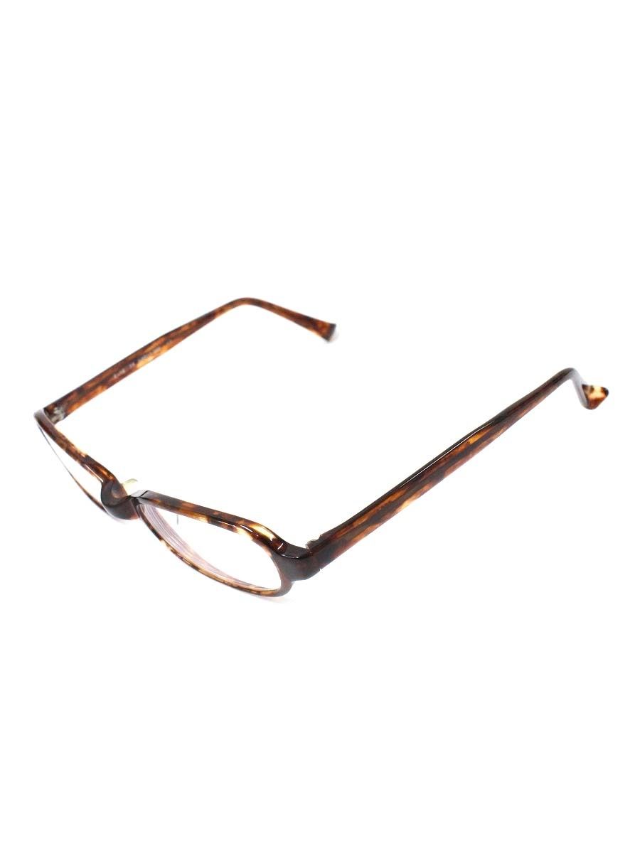 フォーナインズ E-16 メガネ ブラウン クリア フルリム スクエア  