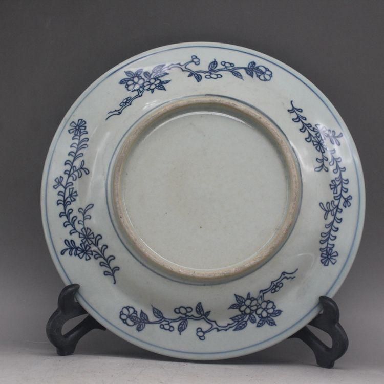 大清乾隆青花九龍盤 景徳鎮 陶磁器 装飾品 現代工芸品 美術品 置物 清乾隆青花双鳳紋磁器皿 景徳鎮 陶磁器 装飾品 現代工芸品 美術