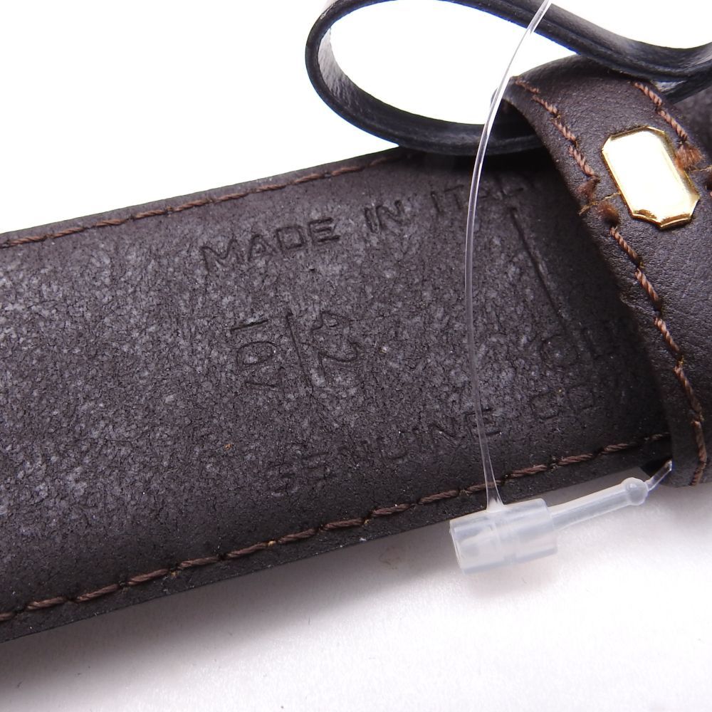 未使用品 ダンヒル dunhill ブラック/ブラウン dロゴ 金具ゴールド