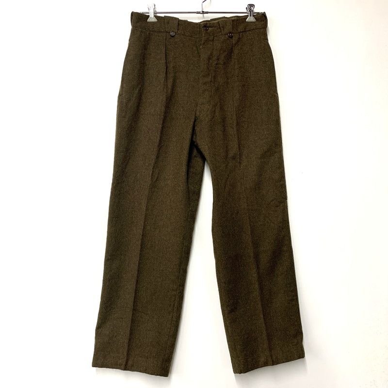 品 FRENCH ARMY フレンチ アーミー 50S-60S 50-60年代 MILITARY TUCK WOOL PANTS ミリタリー タック ウール パンツ ボトムス ズボン 157-251005-cs-01-izu
