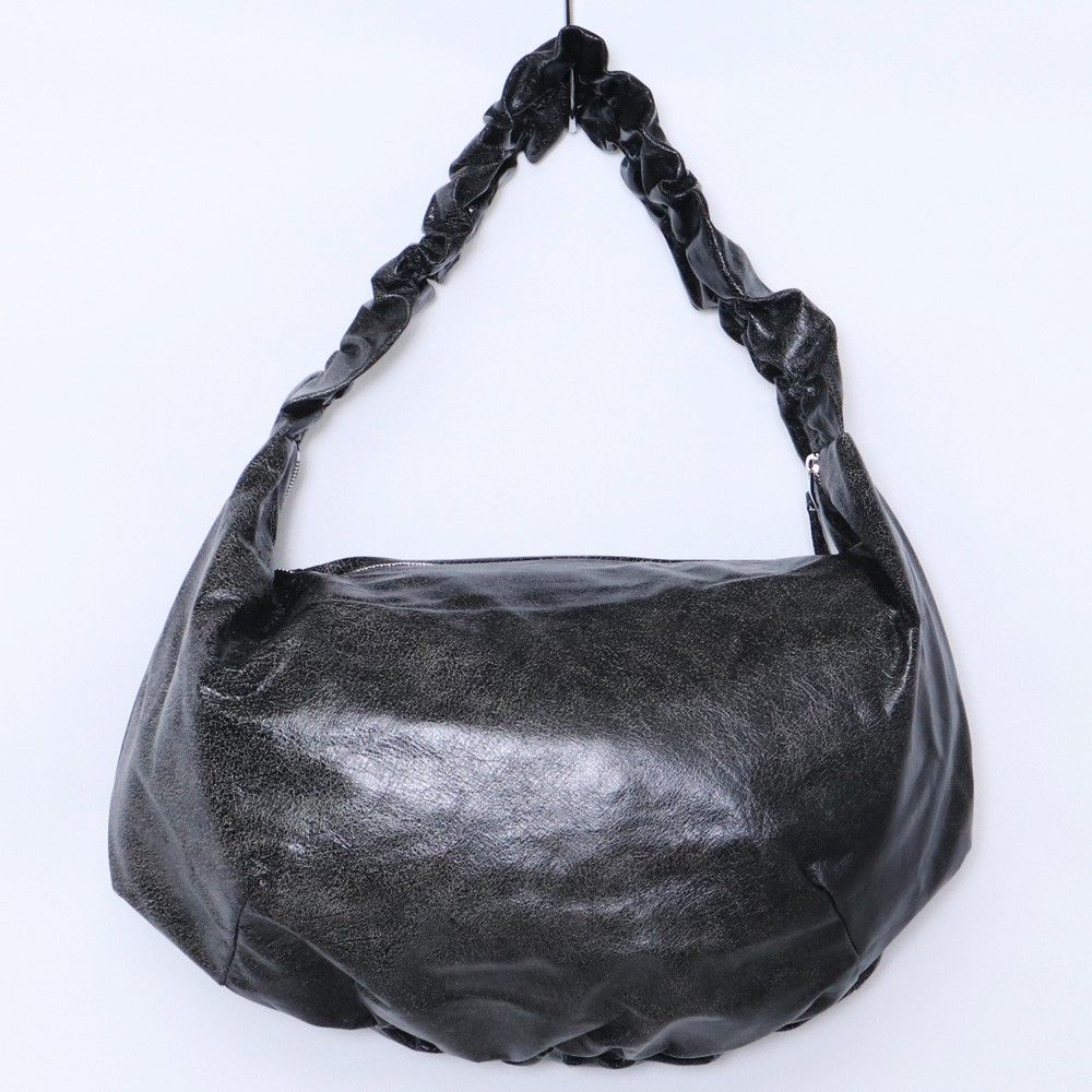 未使用 OUAT 25SS OFFICE BAG COW LEATHER ストーンブラック 