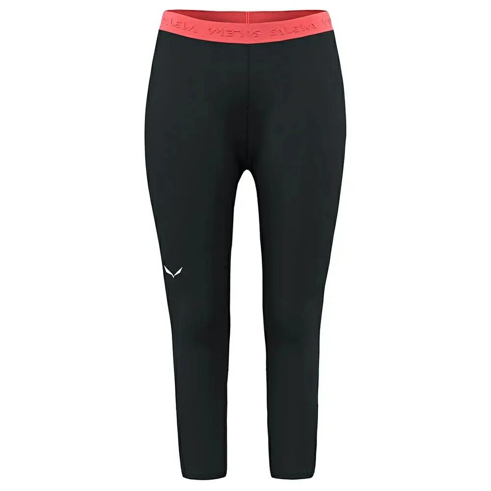 お取り寄せ ２～４週間で発送 サレワ クリスタロ ワーム AMR 3|4 レギンス レディース Black Out t WA Cristallo Warm AMR 3|4 Leggings t