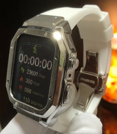 bsh☆アップルウォッチバンド てこずっ ラバーベルト カバー Apple Watch