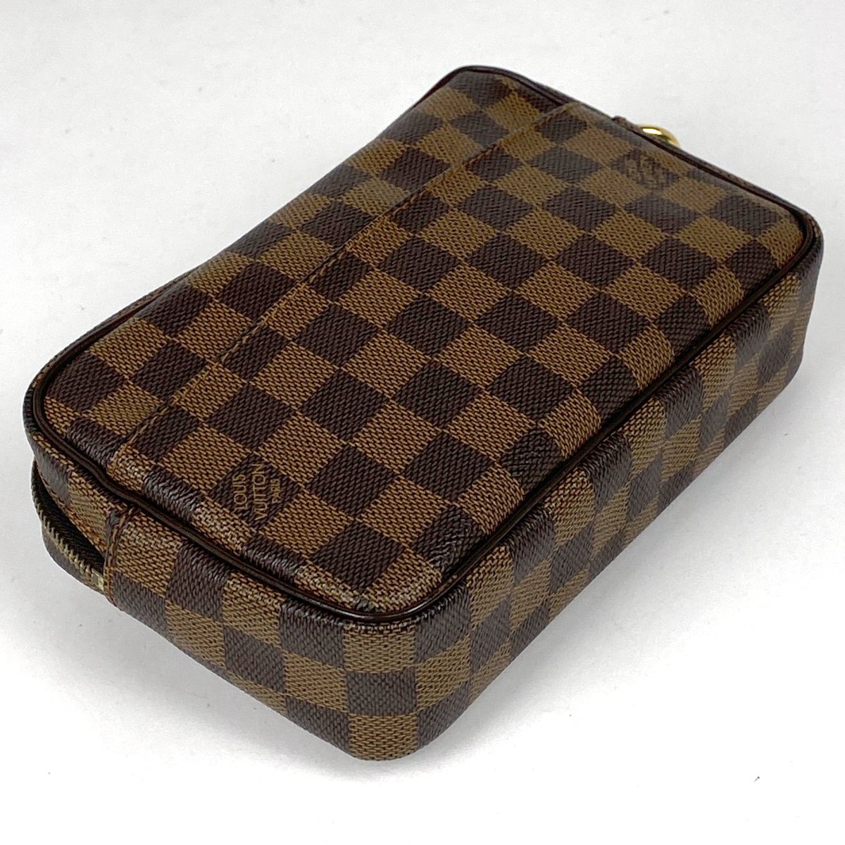 ルイ・ヴィトン Louis Vuitton ポシェット ビエ マカオ クラッチバッグ セカンドバッグ ダミエ ブラウン N61739 メンズ 【中古】