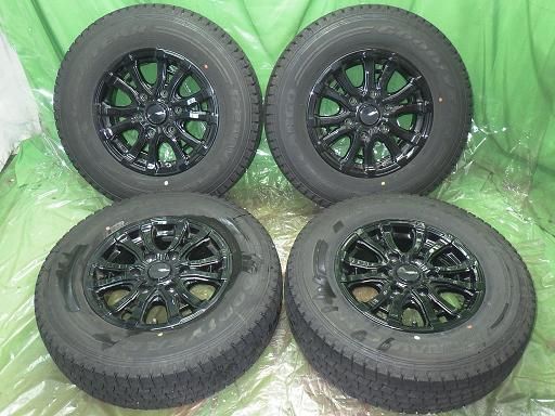 【中古】スタッドレス 22年  社外 15インチ グッドイヤー アイスナビカーゴ