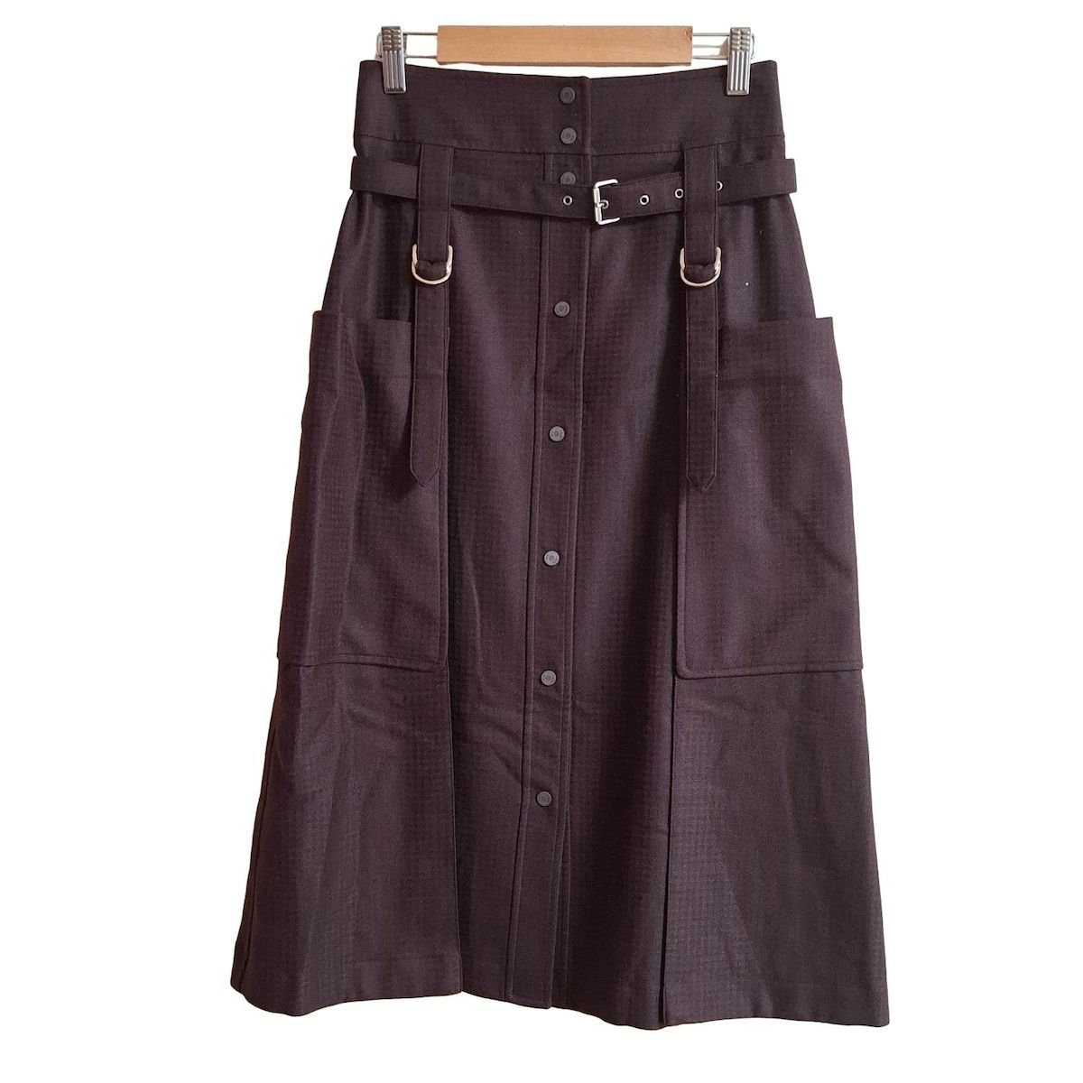 HERMES(エルメス) ロングスカート サイズ34 S レディース美品