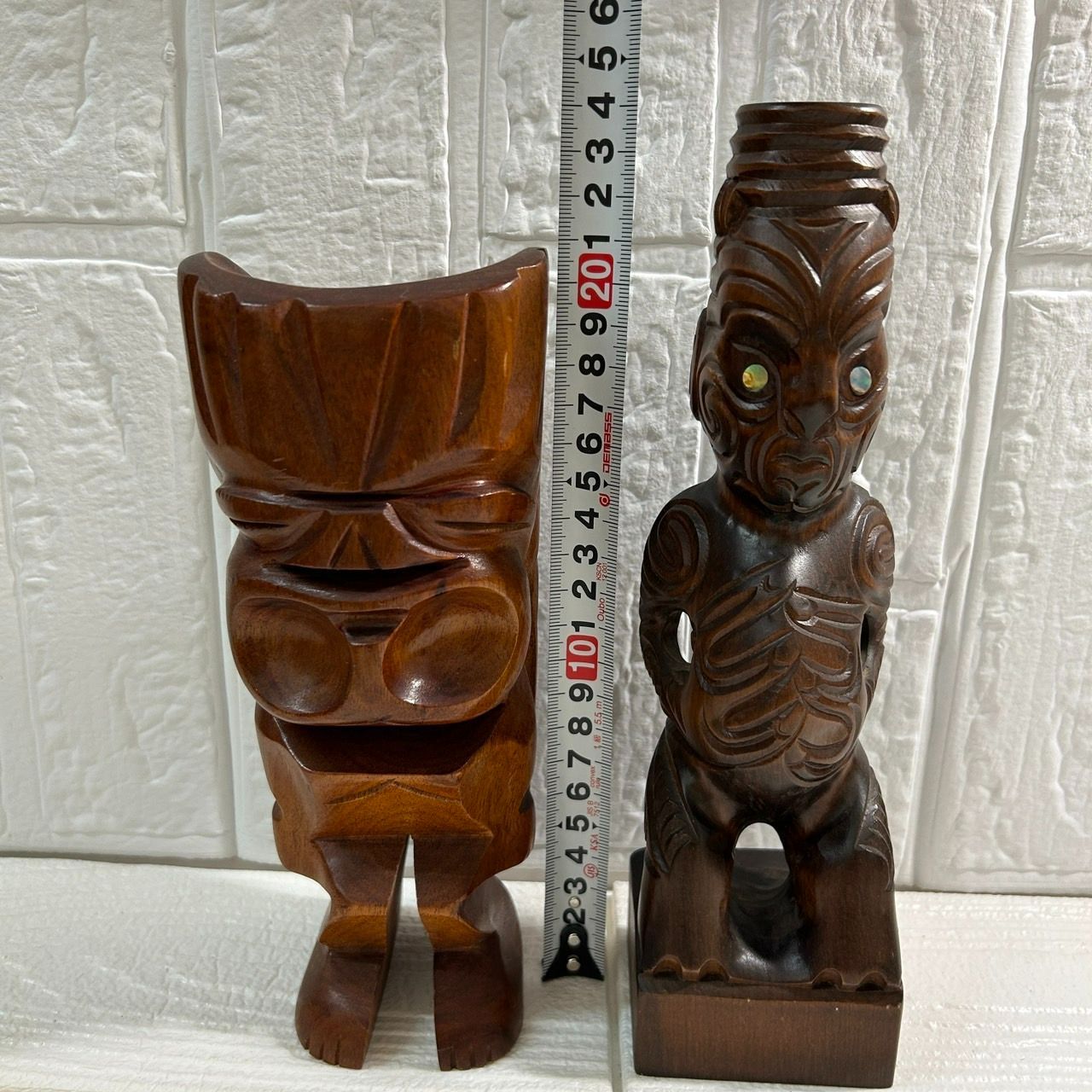 I【コレクション！！】ハワイヴィンテージ ティキの木彫り milo wood 