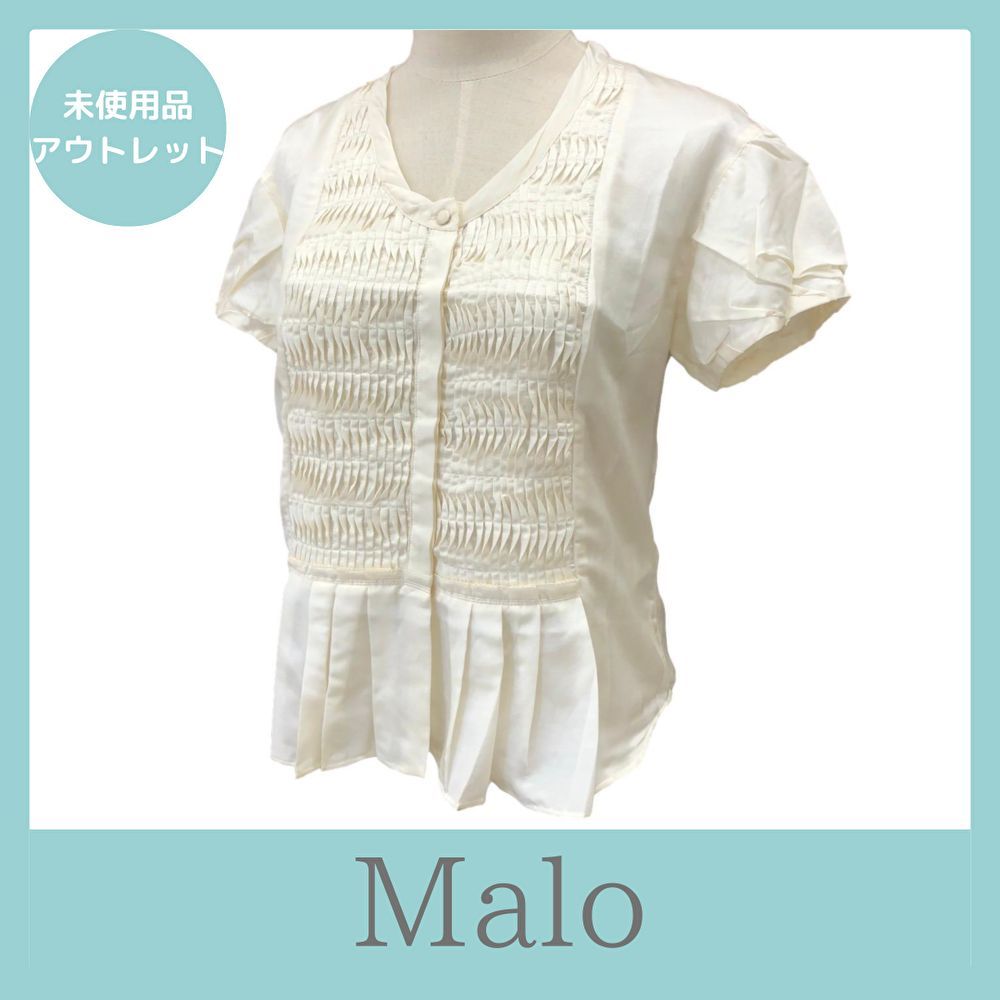 Malo マーロ シャツ 比翼ボタン 半袖 40 サイズ Malo マーロ シャツ 比翼ボタン 半袖 40 サイズ - メルカリ