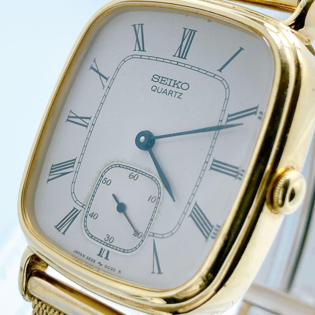 503 セイコー 2628-5000 シャリオ スクエア スモセコ 腕時計