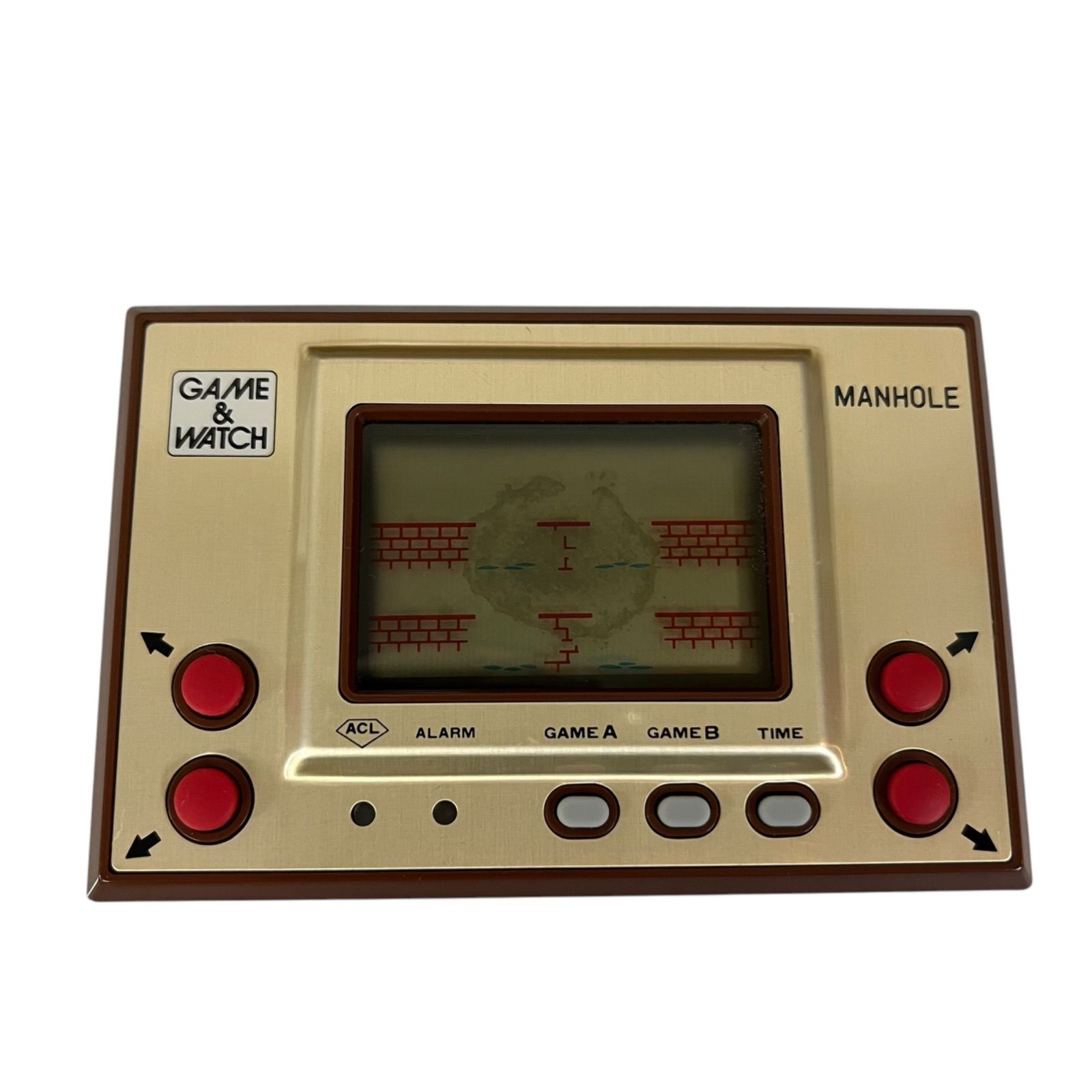 当時物 動作品 任天堂 ゲームウォッチ マンホール NINTENDO GAME WATCH