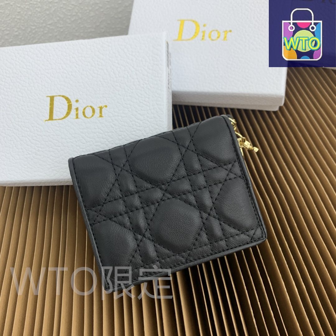 Dior ディオール ウォレット チャーム 本日特価] ミニ レディディオール ウォレット グレーシープ