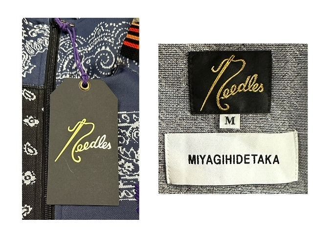 NEEDLES 23ss MIYAGIHIDETAKA TRACK JACKET Mサイズ ニードルス
